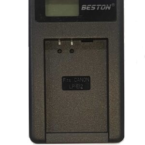 beston lcd charger for lp e12